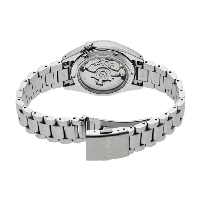 Seiko 5 Sports Automatic Blue Dial Silver Steel Strap Watch for Men - SRPL55K1 - Image 11